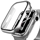 DYAOLE 対応 Apple Watch ケース Series 9/8/SE2/SE/7/6/5/4 アップルウォッチ カバー 44mm 対応 Apple Watch カバー 全面保護 日本旭硝子材 アップルウォッチ ケース PC+ガラス素材