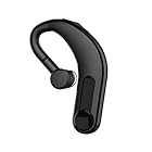 Bluetoothヘッドセット Bluetoothイヤホン 片耳 ワイヤレスイヤホン 48時間連続使用 マイク内蔵 耳掛け型 SIRI機能搭載 CVCノイズキャンセリング 左右耳兼用 運転/LINEチャット/在宅勤務/LINEチャット/zoom会