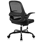 KERDOM 椅子 オフィス オフィスチェア デスクチェア 勉強 椅子 人間工学椅子 メッシュチェア 疲れない 腰痛対応 360度回転 キャスター付き おしゃれ 事務 勉強 ブラック KD9053-C-Black