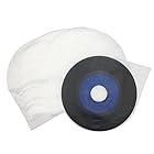Moorass LPレコード保護袋 12インチレコード内袋 半円丸型 50枚入り 静電防止素材 0.08mm