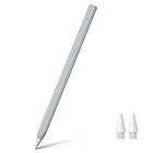 タッチペン RICQD スタイラスペン iPad/iPad Air/iPad mini/iPad Pro対応 ペンシル 急速充電 極細 高感度 iPad pencil傾き感知 磁気吸着 パームリジェクション付き 軽量 USB-C充電式 2018年