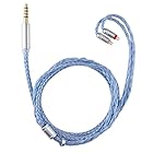 【2022新版】TRIPOWIN Zonie 16 コアー銀メッキケーブル＆SPCHIFIイヤホンアップグレードケーブル (4.4mm-0.78mm2pin, Blue)