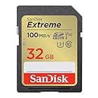 SanDisk (サンディスク) 32GB Extreme (エクストリーム) SDHC UHS-I メモリーカード - C10/U3/V30/4K/UHD　SDカード - SDSDXVT-032G-GNCIN
