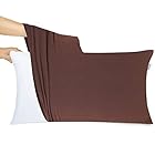 枕カバー 43 90 グレー 綿 Tシャツ素材 よく伸びる 封筒式 無地 伸縮 柔らかい さらさら肌触り 吸汗 速乾 ストレッチ オールシーズン ピローケース
