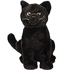 猫 ぬいぐるみ リアル黒猫 かわいい 寝てる抱き枕 動物 座り ネコ おもちゃ 23cm
