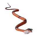 Difounmas 蛇 おもちゃ 蛇モデル 鳥避け ドッキリ いたずらグッズ ジョークグッズ スネーク モデル 偽の蛇 ハロウィングッズ ヘビ 玩具 リアル (ベージュ 2個)