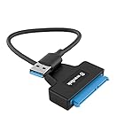 WAVLINK SATA USB3.0 変換アダプタ 2.5インチ HDD SSD HDDハードドライブコネクタ5Gbps SATA III UASP、TRIMおよびS.M.A.R.T 自動スリ