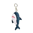 bralafiaサメ shark キーホルダー ぬいぐるみ 可愛い おもちゃ 海洋動物 バレンタインデー 子供の日 お誕生日 クリスマス プレゼント (15cm, ブルー)