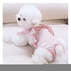 Yurika 犬用 生理パンツ 女の子 犬服 犬 おむつカバー ストラップタイプの生理用ズボン ペット用生理パンツ M