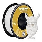 Kingroon PLA フィラメント 3Dプリンター寸法精度+/- 0.03 mm、3dプリンタ フィラメント pla 白,フィラメント pla 1.75,1 kgスプール（2.2ポンド）、1.75 mm スプール 高い寸法精度 高密度 環境保