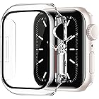 【2023年発売9月】 Apple Watch Series 9 ケース Apple Watch 8 45mm ケース 対応 apple watch Series 9/8/7 45mm 保護カバー 全面保護 PCフレーム+強化ガラスフィルム 一体