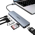 USB C ハブ, oditton USB C ドッキング ステーション 7 in 1 USB ハブ マルチポート アダプター HDMI, 100W PD, 3 USB 3.0, Type C ラップトップ用 SD/TF ドック