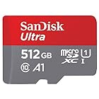 SanDisk (サンディスク) 512GB Ultra MicroSDXC 150MB s SDアダプター ブラック SDSQUAC-512G-GN6MA