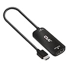 Club3D HDMI オス to DisplayPort メス 4K120Hz 8K30Hz アクティブ アダプタ Micro USB給電付き (CAC-1335)