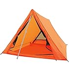 UnderwoodAggregator キャンプテント 簡易 二人用テント 軽量 - アウトドアテント コンパクト 山岳テント 2人用 ツーリング 登山 テント 設営簡単 通気 防水 キャンプ用品 テント（トレッキングポールは含まれません）
