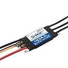 RCボートと水中スラスター用防水アンプZTW Shark 40A ESC G2内蔵調整可能なスイッチングBEC 5V/6V 4A 2-4S水冷双方向32ビットブラシレススピードコントローラー