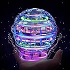 XINHOME フライング ボール 正規品 おもちゃ 面白 光る UFOおもちゃ フライングボール ブーメラン スピナー ハンド コントローラ ミニドローン 人気 子供 2 3 4 5 6 7歳 男の子 女の子 クリスマスプレゼント(ブルー)