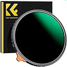 K&F Concept 52mm 可変NDフィルター ND3-ND1000 日本製AGC光学ガラス HD超解像力 低い反射率 360°無段階調節可能 28層ナノコーティング 撥水防汚キズ防止 薄型 ビデオ/風景撮影のレンズフィルター【メーカー直営