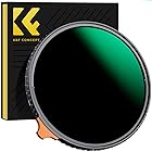 K&F Concept 77mm 可変NDフィルター ND3-ND1000 日本製AGC光学ガラス HD超解像力 低い反射率 360°無段階調節可能 28層ナノコーティング 撥水防汚キズ防止 薄型 ビデオ/風景撮影のレンズフィルター【メーカー直営