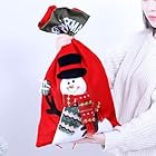 クリスマス 袋 クリスマス飾り 超特大 袋 クリスマスプレゼント55×35cm 1個 サンタクロース クリスマスラッピング ギフト袋 サンタのプレゼント袋 バッグ、サンタ クリスマス ドローストリング 不織布バッグ JGuang クリスマス 飾り