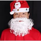 2点セット サンタ 髭 サンタのひげ サンタクロース ウィッグ ひげ コスプレ JGuang クリスマス 飾り クリスマス ギフト