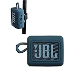 JBL GO 3 Bluetoothスピーカー専用保護収納シリカゲルシェル-Hermitshell(ブルー)