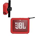 JBL GO 2 Bluetoothスピーカー専用保護収納シリカゲルシェル-Hermitshell(レッド)