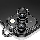 【6枚セット】ILYAML for iPhone11 カメラフィルム iPhone11 用カメラフィルム iPhone11 レンズ保護カバー 薄型 強化ガラス 耐衝撃 独立型 黒縁取り 露出オーバー防止 アルミ合金 アイフォン 11 マックス用