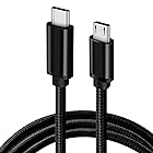 Type C Micro USB ケーブル 1m 1本セットPopolier (USB C to micro) OTGケーブル 2.4A出力 タイプC マイクロ タイプB 充電ケーブル USB2.0 データ転送 Androidスマホ などに対応