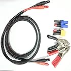 Hengfuntong-Elec 充電用コネクター 変換コード 4mm Banana Plug DC Cable Alligator Clip Clamp Test Cable Lead Power Supply Charger Leads wi