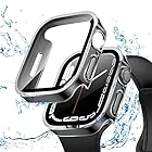 [AMAPC] 【2023強化版】 for Apple Watch ケース Apple Watch ケース 対応 IP68完全防水 バンド 水泳・スポーツ専用 防水ケース 3D直角エッジデザイン Apple Watch Series 9/8/7