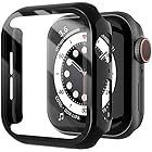 【2023強化版】AMAPC for Apple Watch ケース Apple Watch Series 9/8/7 45mm 用 ケース 一体型 apple watch 用 カバー アップルウォッチ ケース 傷防止 耐衝撃 超軽量 PC素材