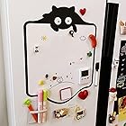 ホワイトボード 冷蔵庫用 40×30cm 掲示板 伝言板 マグネットボード 猫 おしやれ マグネットメモ メッセージボード 手書きの予定管理 白板 子供 お絵描き 書いて消せる オフィス 家庭用 忘れ物防止 買い物リスト