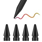 GD13 交換用ペン先 GOOJODOQ Apple pencil適用替えペン先 4個入り 黒ペン先 超高感度 繊細 耐摩アップルペンシル第一＆二世代代用ペン先