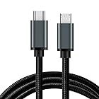 Type C Micro USB ケーブル 1m 1本セット Popolier (USB C to micro) OTGケーブル 2.4A出力 タイプC マイクロ タイプB 充電ケーブル USB2.0 データ転送 Androidスマホ などに対応