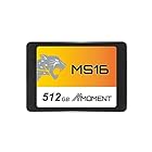 MMOMENT MS16 512GB 2.5インチ SSD SATA3 6Gb/s 読込最大550MB/s