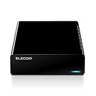 エレコム 外付けハードディスク HDD 2TB テレビ録画 PC ファンレス設計 静音 縦置き/横置き ブラック ELD-STV020UBK
