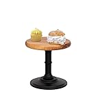 [木製 ケーキ台 ケーキトレー ケーキトレイ かわいい おしゃれ 1段 4in ディスプレイ 製菓 キッチン カフェ ティータイム ケーキ台 コンポート ケーキ皿 盛り付け 飾る 台 ディスプレイ トレー]