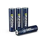 Deleipow 単三電池 リチウム電池 充電式電池4本 1.5V定出力 3400mWh 単3形 リチウムポリマー