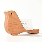 WOWTAC 小鳥 写真立て ポストカード フレーム メニュースタンド カード立て メモスタンド ポップスタンド メモカード 木製 卓上 ポップ クリップ カードスタンド はがきサイズ (ブナの木)
