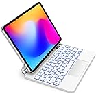 マジックキーボード GOOJODOQ 2024 iPad Air6(M2) 11inch対応スマートキーボード iPad Pro 11第1/2/3/4世代/iPad Air第4/5/6世代通用 トラックパッド付きキーボード ケース 7色バックライ