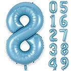 40インチ 誕生日 数字バルーン 数字 0～9 風船 バースデー デコレーション ストロー 付き バースデー パーティー 誕生日 飾り付け 記念日 デコレーション