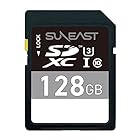 SUNEAST SDカード 128GB U3 V30 Class10 最大転送速度95MB/s SDXC UHS-I メモリーカード IPX7防水性能 SE-SDU3128GBC10