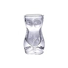 人体カップ 透明ガラスマグ 透明体型グラス ワイングラス ビールジョッキ インテリア マッスルマグ 女の子 男の子 誕生日プレゼント おもしろ食器 (D30ML)