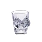 人体カップ 透明ガラスマグ 透明体型グラス ワイングラス ビールジョッキ インテリア マッスルマグ 女の子 男の子 誕生日プレゼント おもしろ食器 (C50ML)