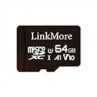 LinkMore 64GB MicroSDXCカード U1 / A1 / V10 / SDアダプター付 (読込最大95MB/s)