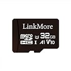 LinkMore 32GB MicroSDHCカード U1 / A1 / V10 / SDアダプター付 (読込最大90MB/s)