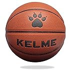 KELME バスケットボール 7号球 5号球 屋内/屋外バスケットボール 大人/青少年 PU素材 耐久性(ブラウン,7号球)