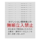 SICHENG 当マンション関係者以外 無断立入禁止 居住者及び関係者以外の方の 当敷地・建物内への立入りを固くお断り致します 安全標識 警告するプレート塩化ビニル看板 スクリーン印刷 防水 PVC 31.5cm×20cm 厚さ0.15mm PV