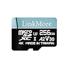 LinkMore MicroSDXCカード 256GB A2 / V30 / U3 / Switch対応/SDアダプター付【読込最大160MB/s】